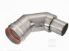 Kolano 90st DN80 redukcyjne 60 jednościenne kondensacyjne do kotłów kondensacyjnych/turbo SJKBK90R8060